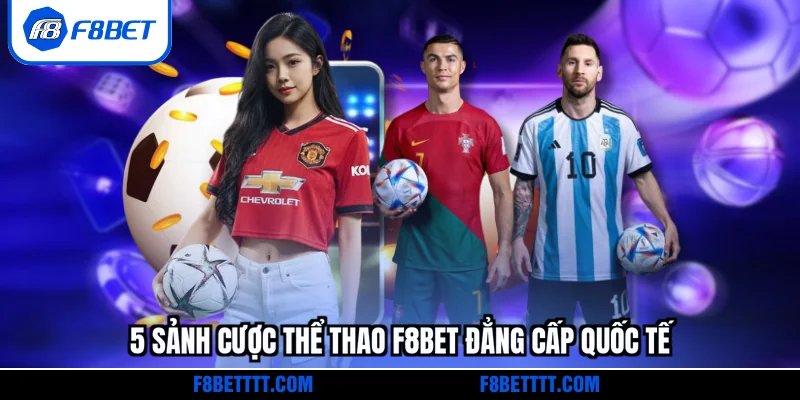 5 sảnh cược Thể thao F8BET đẳng cấp quốc tế