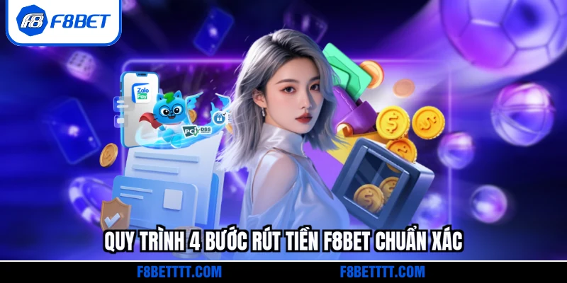 Quy trình 4 bước rút tiền F8BET chuẩn xác